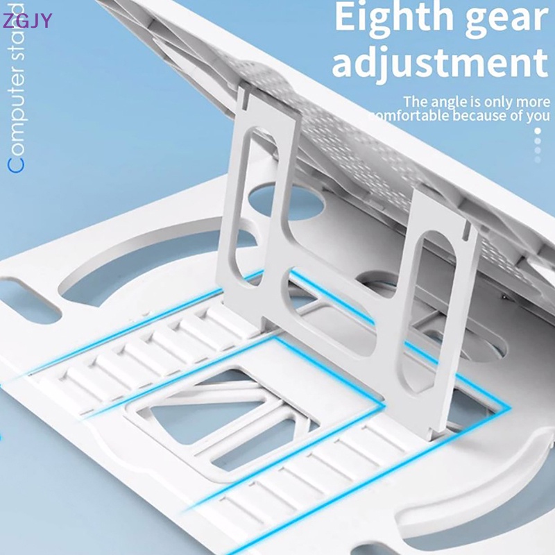 Máy Tính Xách Tay ZGJY P2 Điều Chỉnh 8 Bánh Răng 360 Độ ° Bảng Điều Khiển Tản Nhiệt Lifg Để Bàn Mới