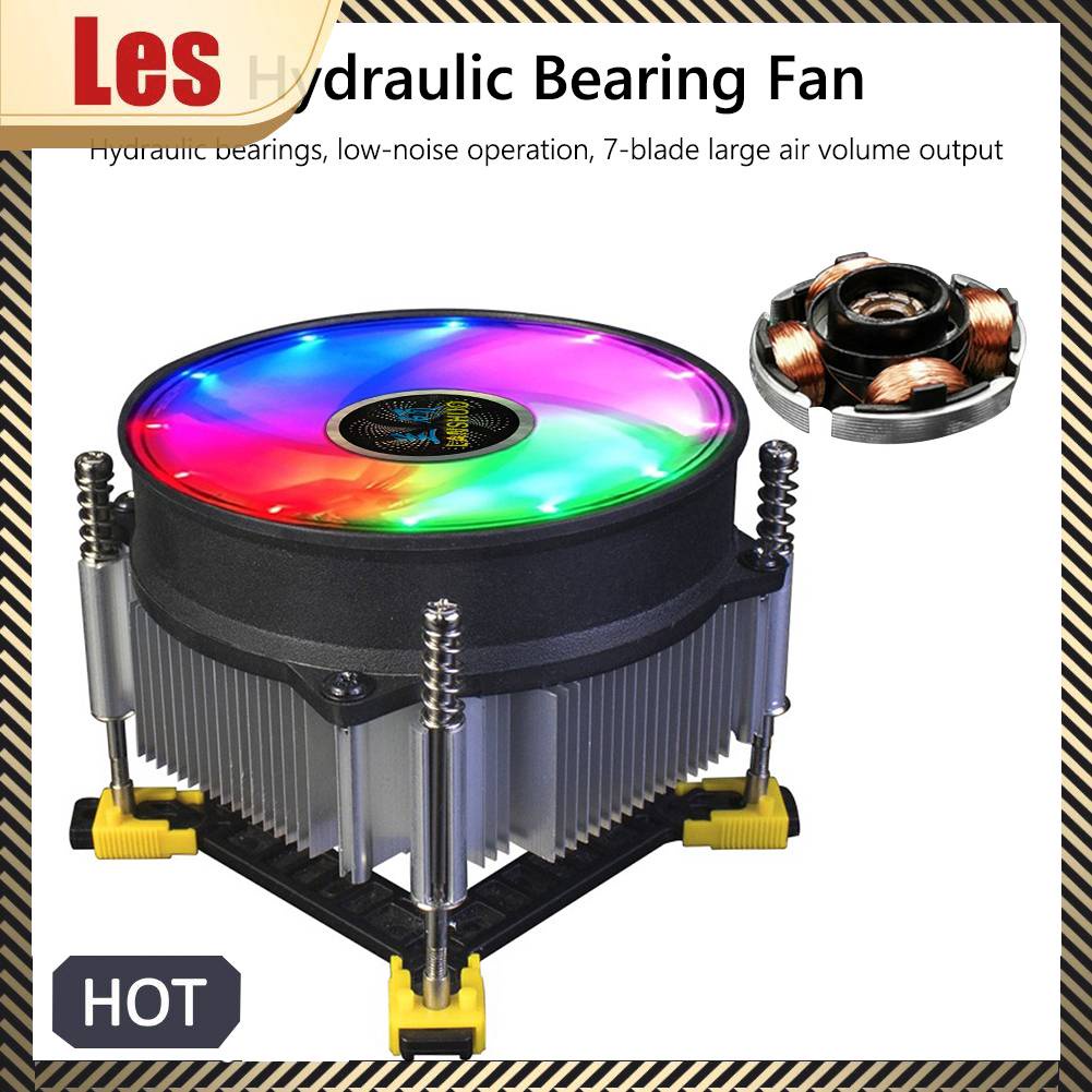 Quạt TảN NhiệT CPU LANSHUO 9cm 4 Pin PWM Cho Intel LGA 115X / 1366