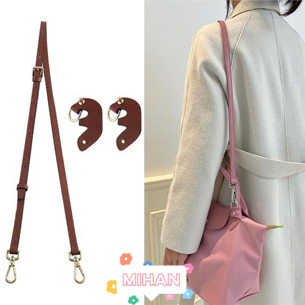 MIHAN1 Dây Đeo Túi Xách Bằng Da Thật Cao Cấp Cho Longchamp