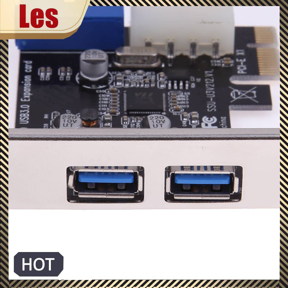 Card Mở Rộng PCIe 4pin IDE 2 Cổng Usb 3.0 + 19pin