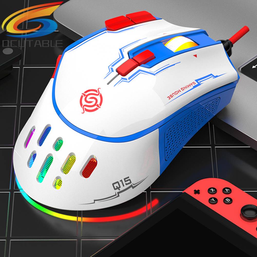 Chuột Máy Tính Q15 9 Nút Có Đèn Nền Macro Dành Cho Gia Đình / Văn Phòng