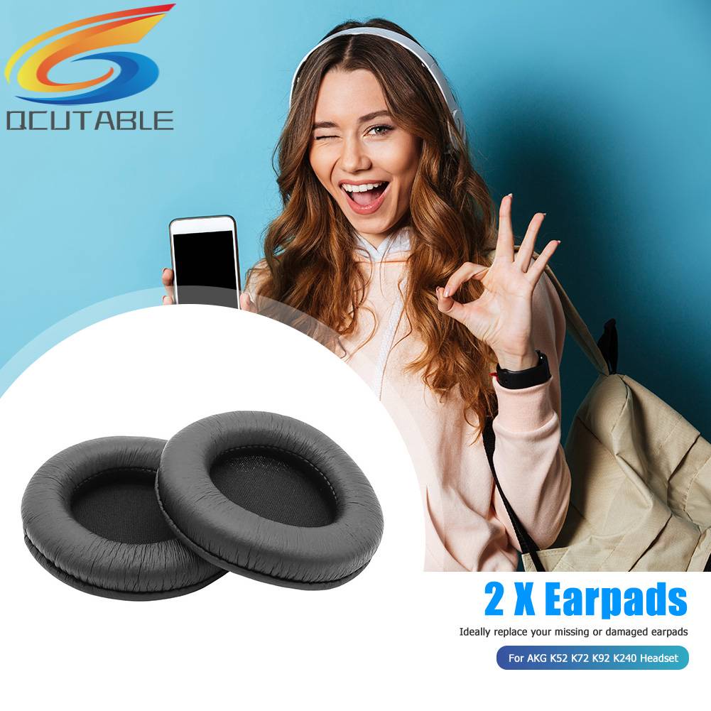 1 Cặp Đệm Da Thay Thế Cho Tai Nghe AKG K52 K72 K92 K240