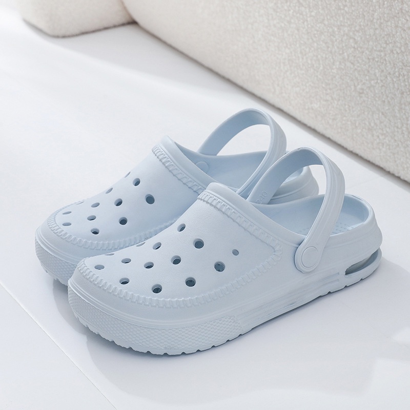 Dép MUCHAO đế bằng dày dặn thắt nơ xinh xắn thời trang cho nữ