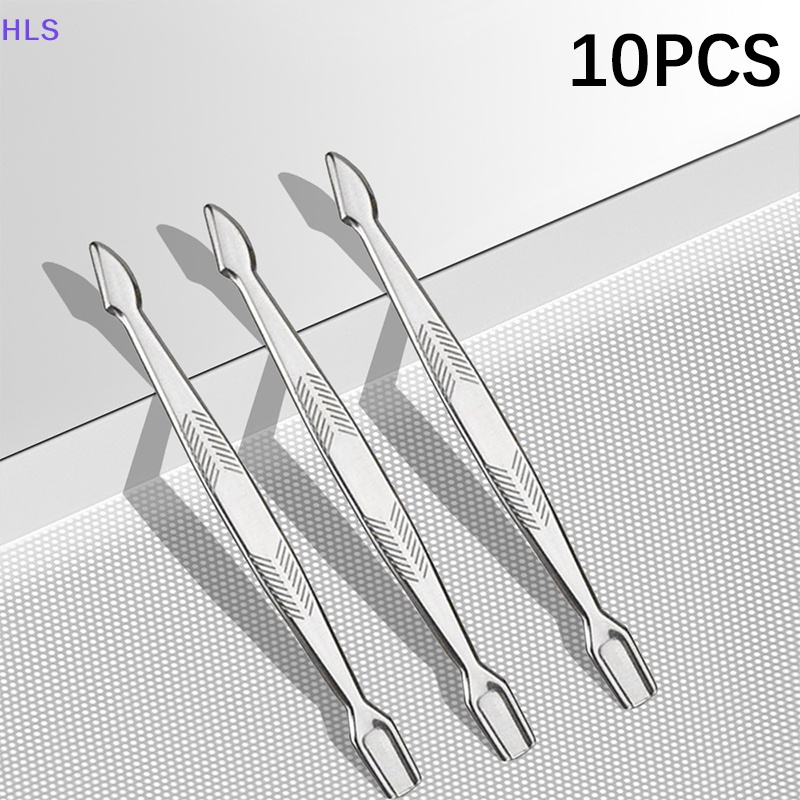 Set 10 Dụng Cụ Làm Móng Hai Đầu Bằng Thép Không Gỉ Chống Trượt