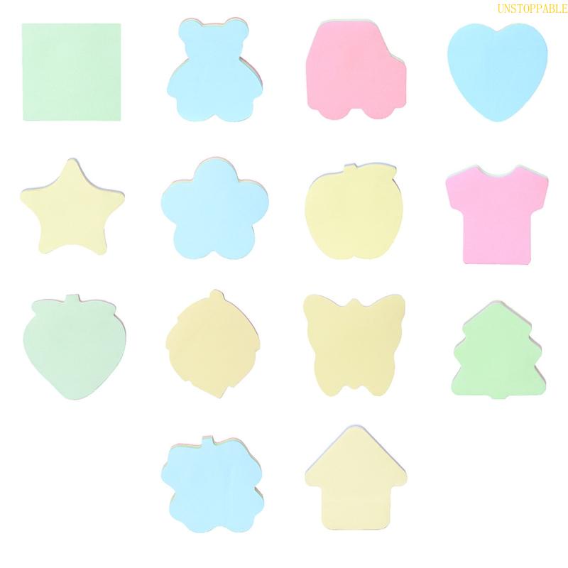 Bộ 100 Giấy Ghi Chú Tự Dính Hình Lá Cờ Dễ Thương