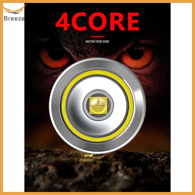 Đèn Pin Led Sử Dụng Ngoài Trời Tiện Lợi 100000Đèn Pin Cắm Trại Chống Thấm Nước Công Suất Cao 1000m