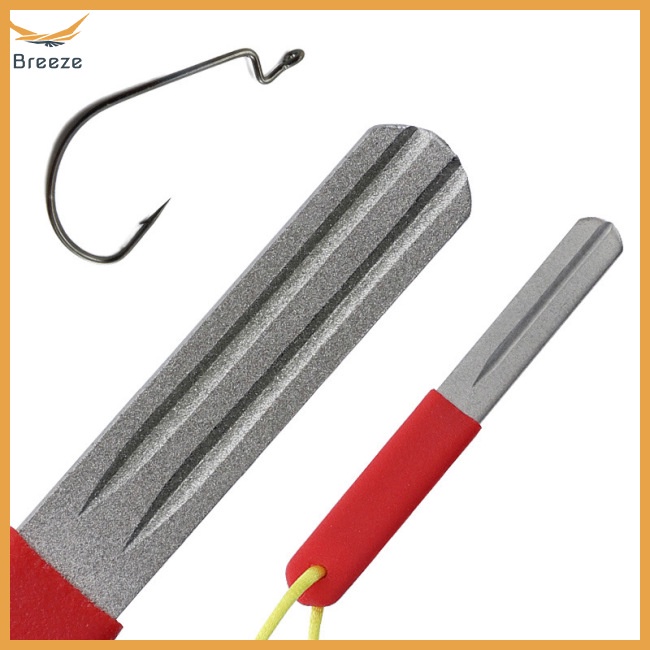 Dụng Cụ Mài Lưỡi Câu Dài 10cm Hai Mặt Tiện Dụng