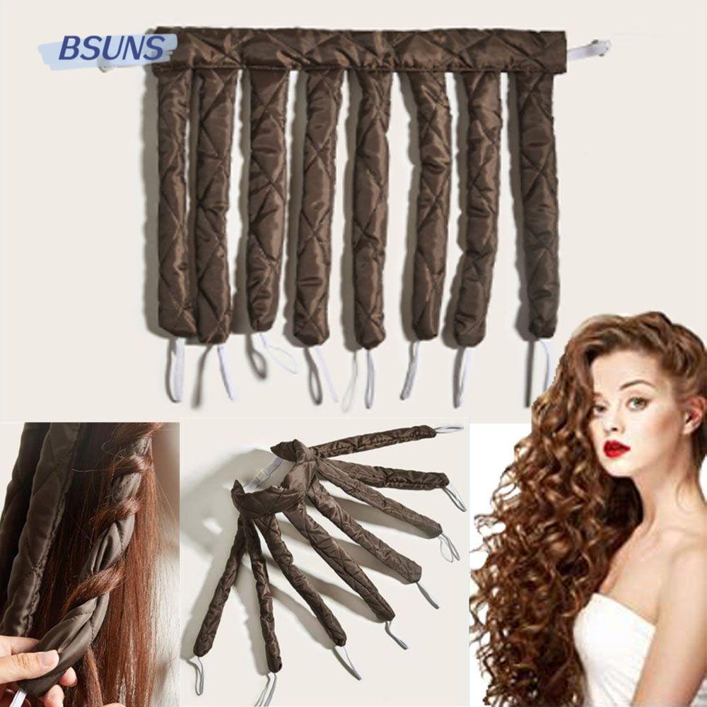 BSUNS Máy Uốn Tóc Xoăn Dài Tự Nhiên Không Dùng Nhiệt Màu Nâu / Đen