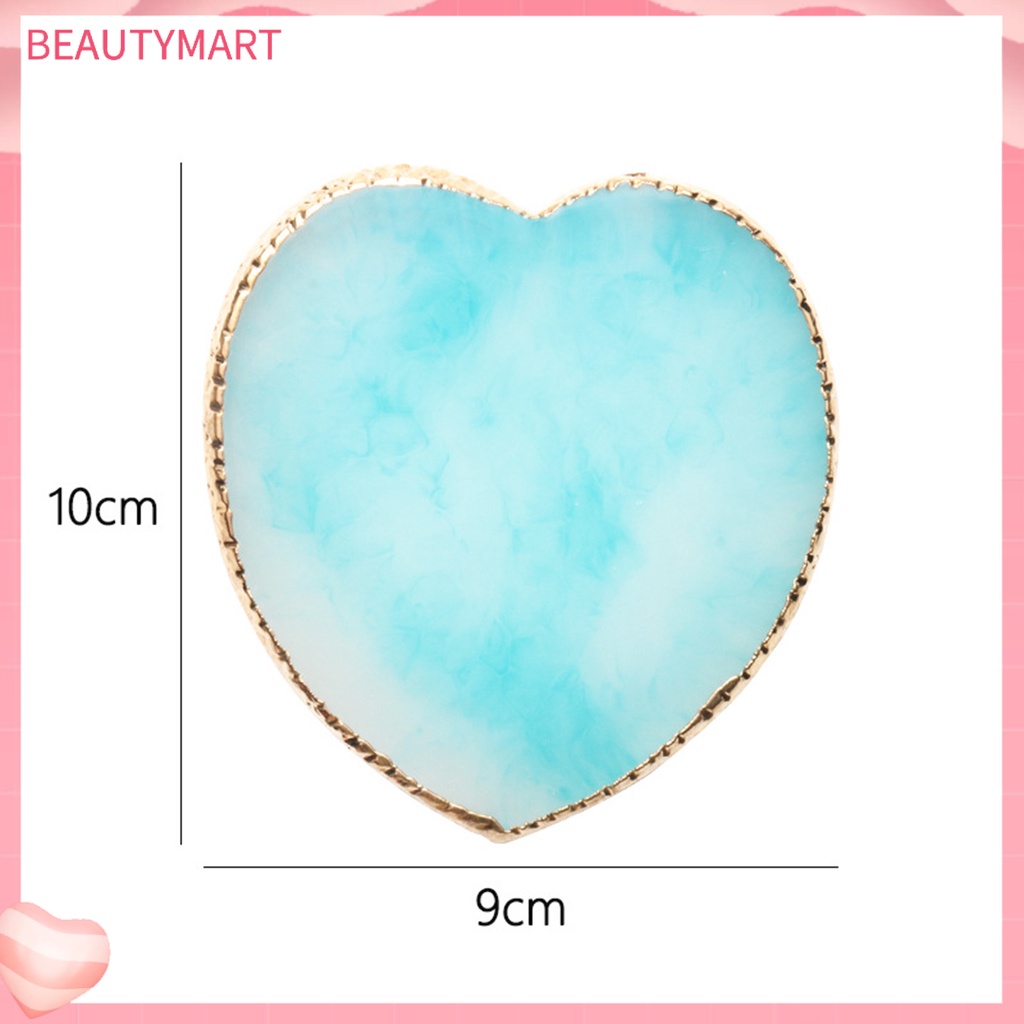 Khay Đựng Màu Sơn Móng Tay Bằng Nhựa Hình Trái Tim Tinh Tế