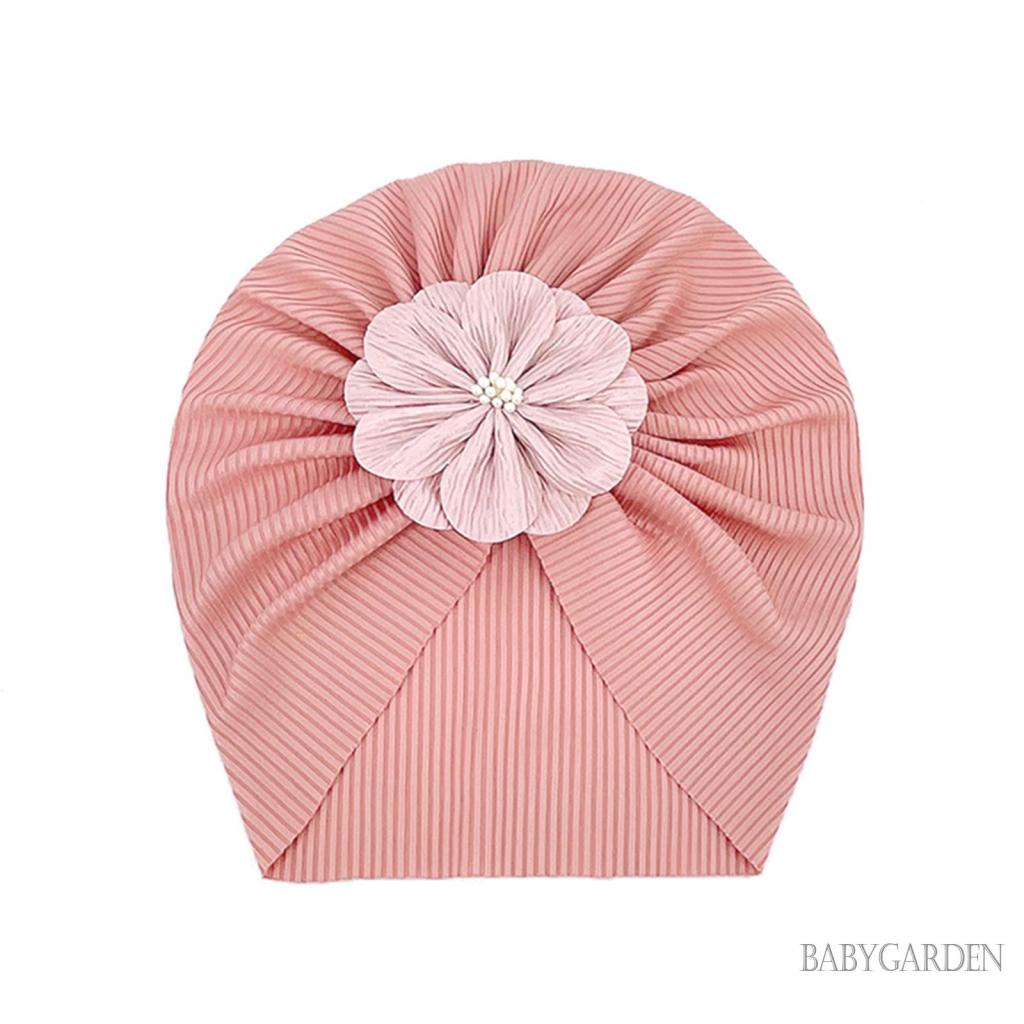 / / Mũ Trùm Đầu Turban Thắt Nút Hoa Lớn Dễ Thương Cho Bé