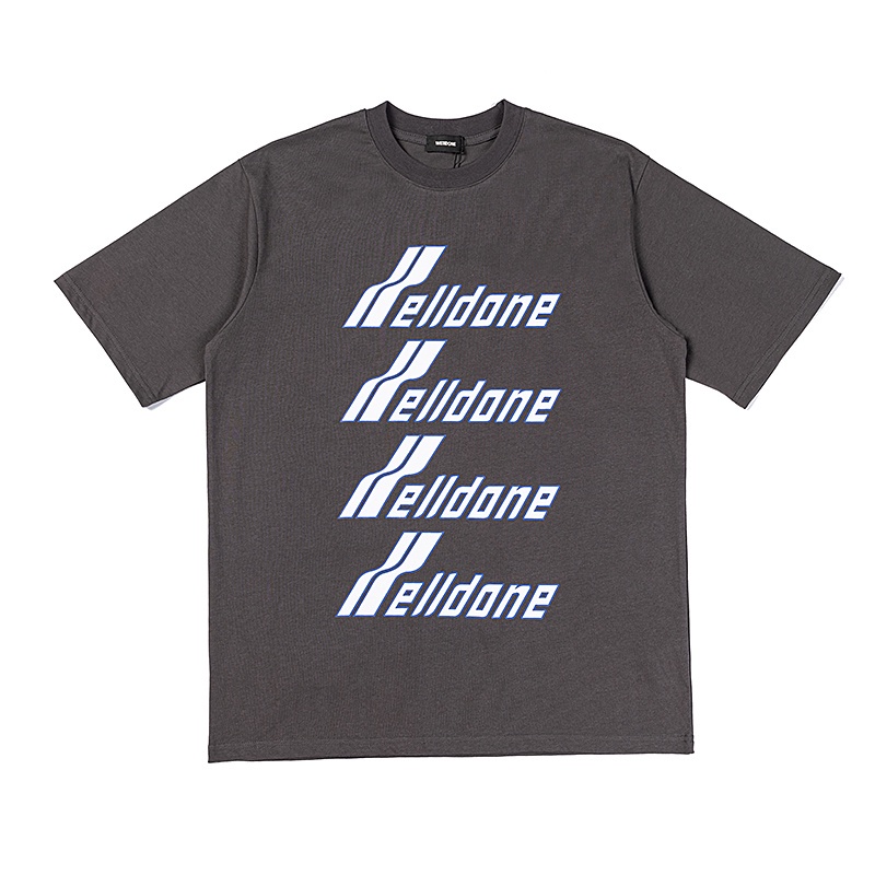 W-e1 &amp; 1DO-NE88- Áo Thun Tay Ngắn Dáng Rộng Màu Xám Dưa Hấu Đỏ Trắng Thời Trang Chất Lượng Cao Phù Hợp Với Unisex