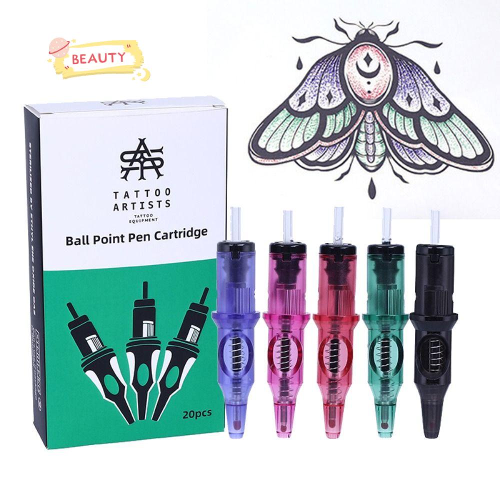 Set 20 Hộp Mực Xăm Hình Dễ Sử Dụng Có 5 Màu Cho Người Mới Bắt Đầu