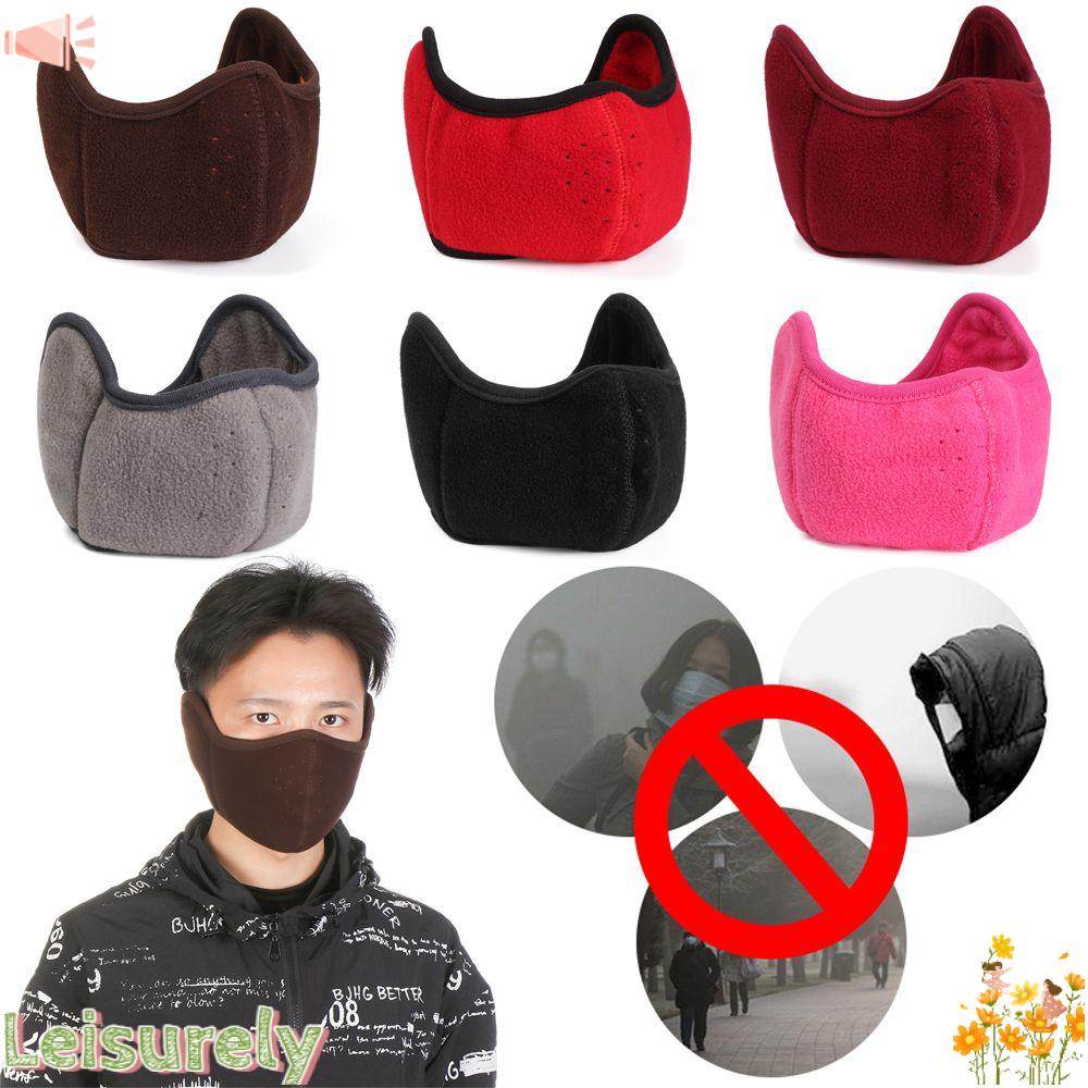 LEILY Chụp Tai Hai Trong Một Giữ Ấm Mùa Đông Cho Nam Nữ