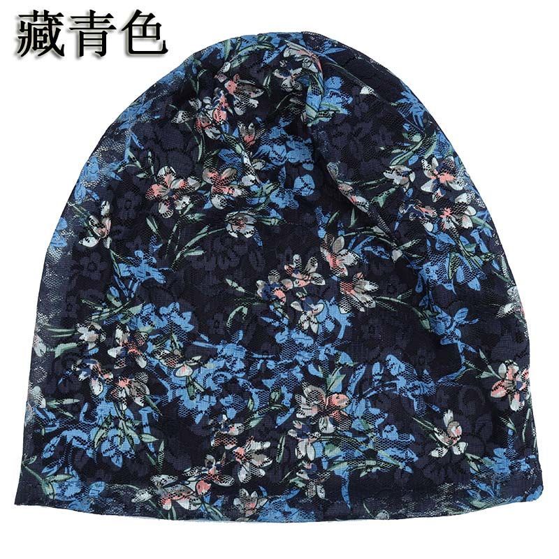 Mũ Trùm Đầu Phối Ren Mỏng Nhẹ Thoáng Khí In Họa Tiết Thời Trang Cho Nữ