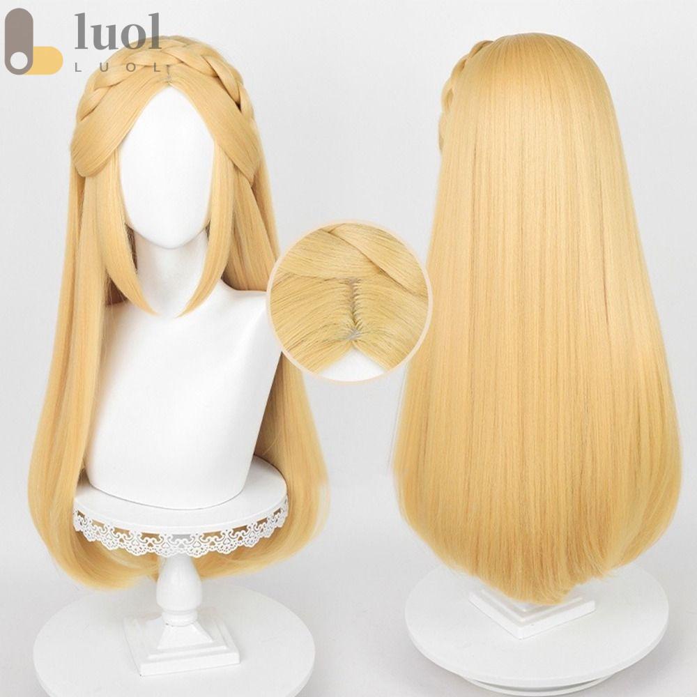 Bộ Tóc Giả Dài Xoăn Giả Chịu Nhiệt Độ Cao Cosplay Nhân Vật Anime Dễ Thương Dành Cho Nữ