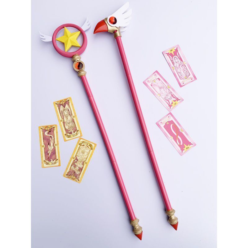Gậy Phép Thuật Hóa Trang Sakura Kinomoto Sakura Nhiều Kiểu Dáng Có Sẵn Miễn Phí Thẻ Bài Ma Thuật