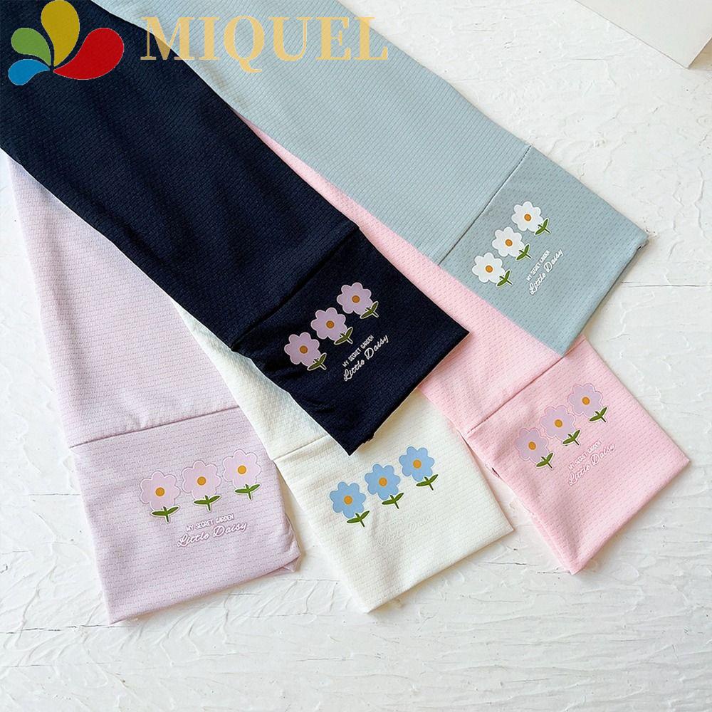 Găng Tay Dài Bằng Lụa Lạnh Mỏng Thoáng Khí Chống Trượt Đơn Giản