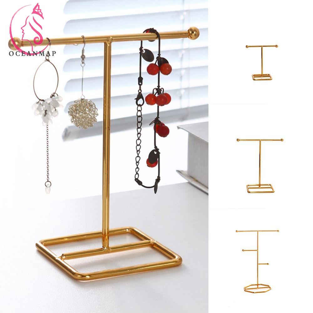 Giá Treo Bông Tai Hình Chữ T Bằng Hợp Kim Đơn Giản Thời Trang Dành Cho Nữ