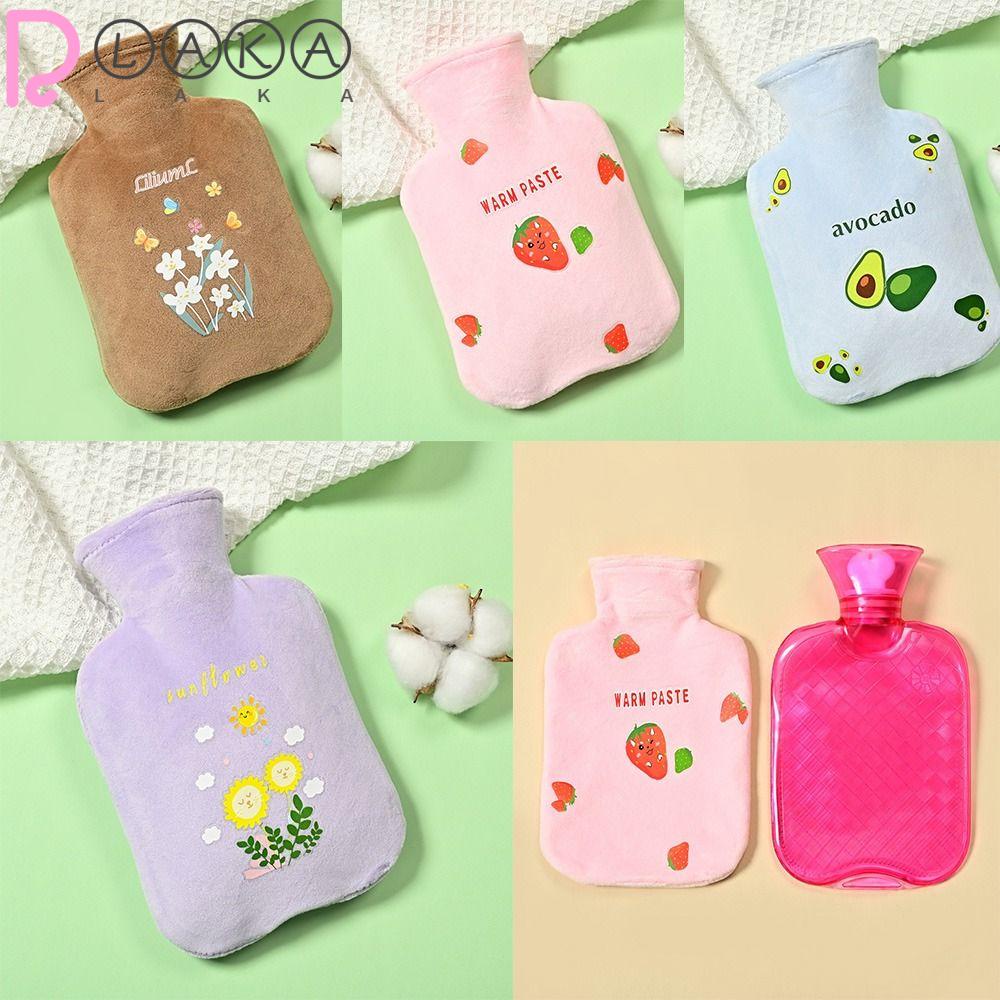 LAKAMIER Túi Chườm Nước Nóng Giữ Ấm Tay Họa Tiết Dễ Thương Có Thể Tái Sử