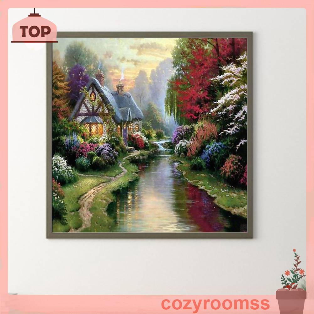 Tranh Đính Đá Kim Cương Toàn Bộ 5D DIY Hình Vẽ Nghệ Thuật Trang Trí Nhà Cửa