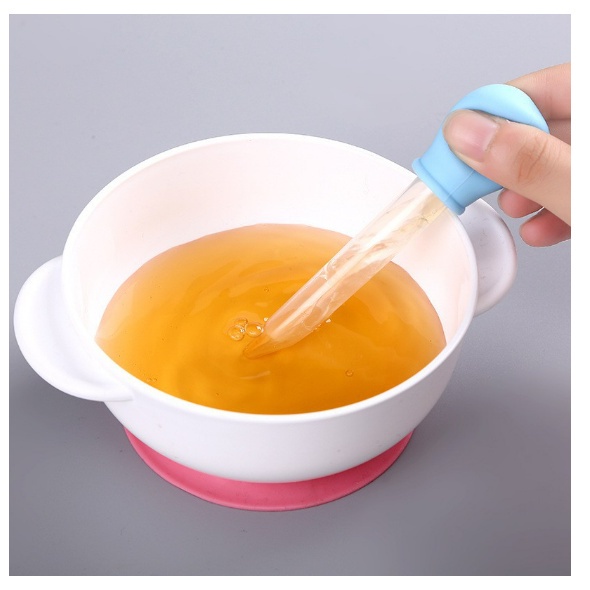 Ống Hút Sữa, Bón Thuốc Cho Bé Loại 5ml silicon đầu mềm