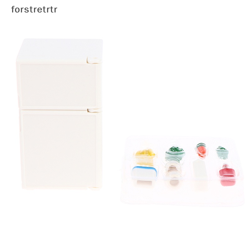 Set 16 Mô Hình Tủ Lạnh Trang Trí Nhà Búp Bê Tỉ Lệ 1: 12