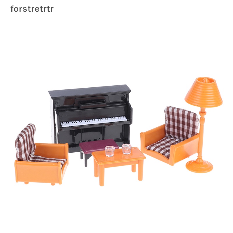 Mô Hình Nội Thất Gia Đình Động Vật Rừng Cây Tỉ Lệ 1: 12 Trang Trí Nhà Búp Bê