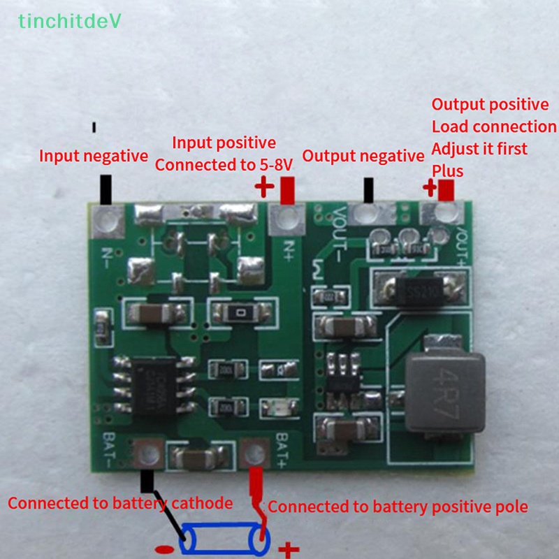Mô Đun Tích Hợp Sạc Pin Lithium 3.7V 9V 5V 2A 18650 Chuyên Dụng