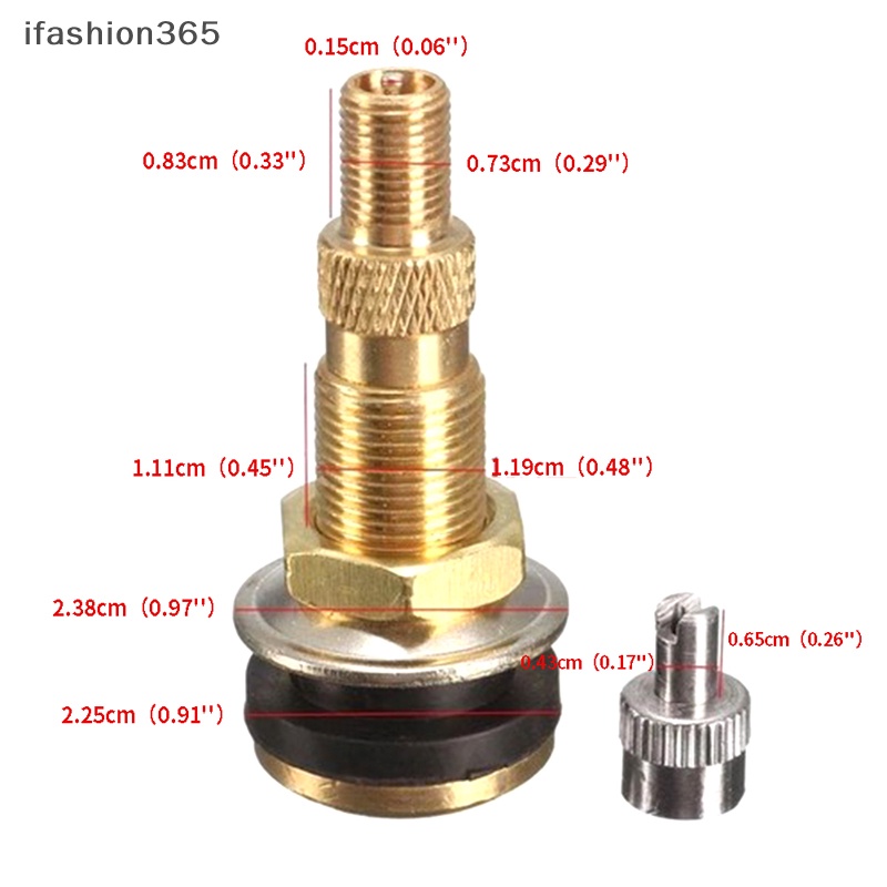 Van Bánh Xe Hơi TR618A 1-7 / 8 &quot;Bằng Đồng Thau Chất Lượng Cao
