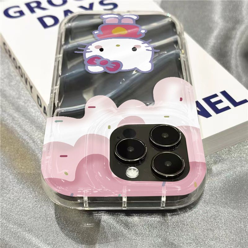 Ốp Điện Thoại Dẻo Trong Suốt Họa Tiết Hoạt Hình Mèo Kitty Dễ Thương Cho iPhone14promax / sinsxrplus 1312 11 7 830K