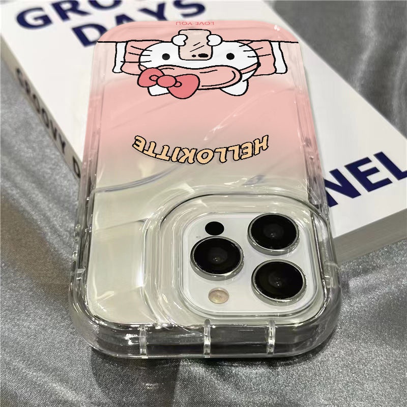 Ốp Điện Thoại Mềm Trong Suốt In Hình Mèo Đeo Mặt Nạ Mắt Cho iPhone14promax 1312 / 11 7 / 8plus xr / sins KLQA