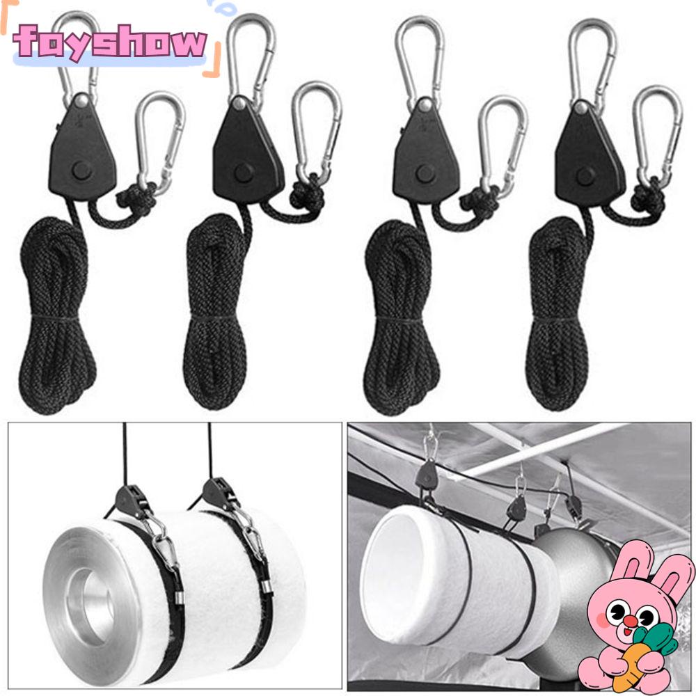 FAY Set 1 / 2 / 4 Dây Ròng Rọc Có Thể Điều Chỉnh Dành Cho Thuyền Kayak
