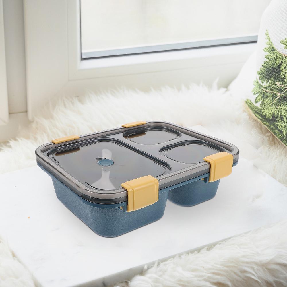 YIYU Hộp Cơm Trưa 4 / 3 Ngăn Bằng Nhựa An Toàn Cho Người Lớn