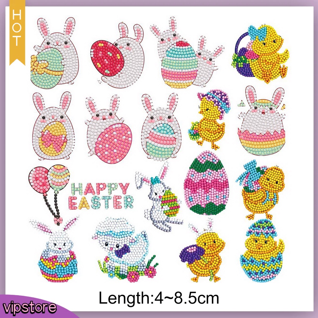 &lt;VIP&gt; Set 20 / 16 / 18 / 22 Sticker Đính Hạt Cườm Dùng Để Trang Trí