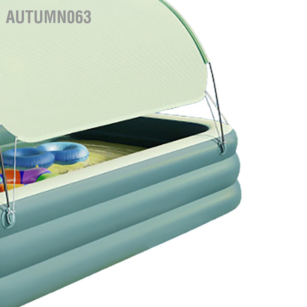 Autumn063 Bể bơi bơm hơi Tấm che nắng có thể tháo rời PVC Có gập lại cho bé ngoài trời
