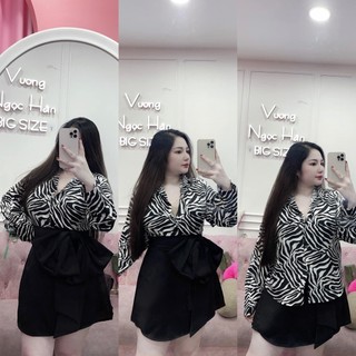 60-90kg set vằn chân váy nơ bigsize vương ngọc hân