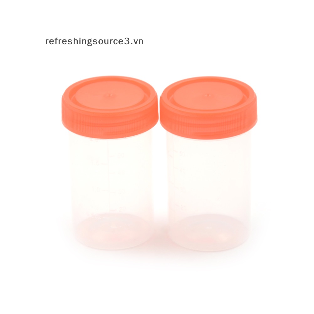 Set 10 Cốc Mẫu Thử Nước Tiểu 60mL 60mL Chuyên Dụng Cho Bệnh Viện