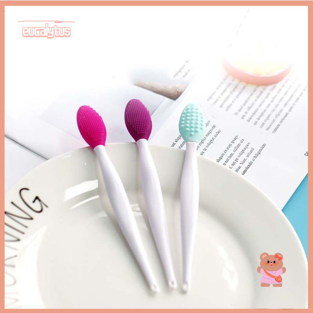 EUTUS Bộ 8 Cọ Rửa Mặt Silicone Cầm Tay