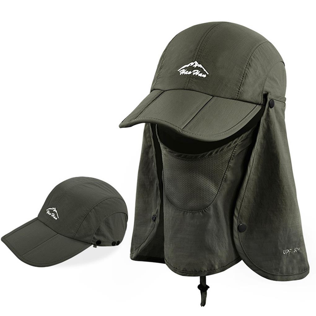 Mũ Chống Nắng Kèm Tấm Che Mặt Và Cổ Có Thể Tháo Rời Tiện Dụng