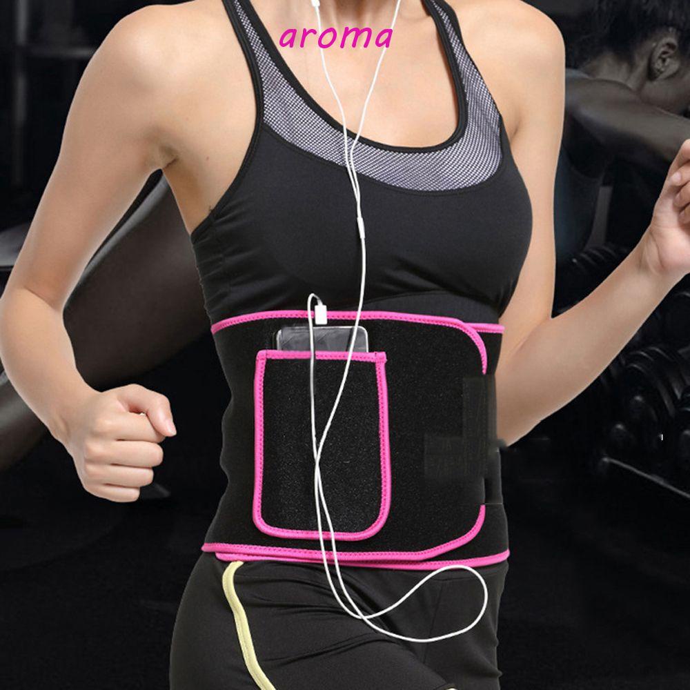AROMA Đai Quấn Hỗ Trợ Tập Yoga Đốt Cháy Mỡ Thừa Cho Nữ