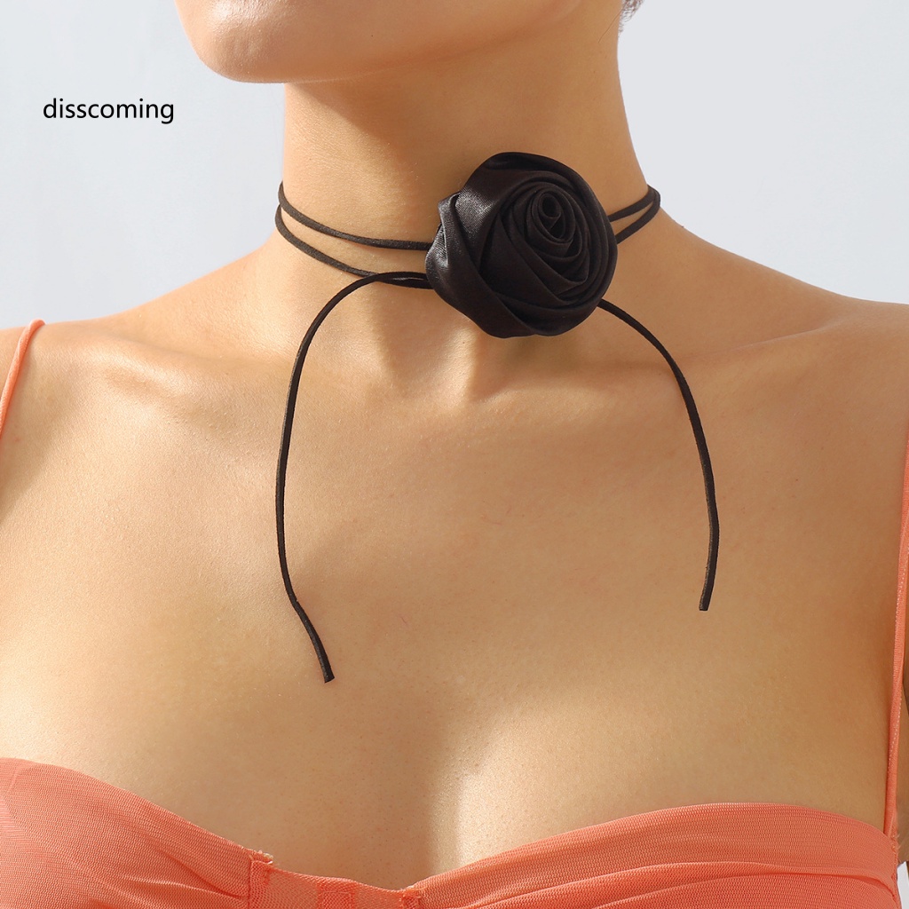 Áo Khoác SL SL Kiểu Dáng Trẻ Trung Năng Động| Vòng Cổ Da Nhiều Lớp Thiết Kế Hoa Hồng Ngọt Ngào Và Cá Tính