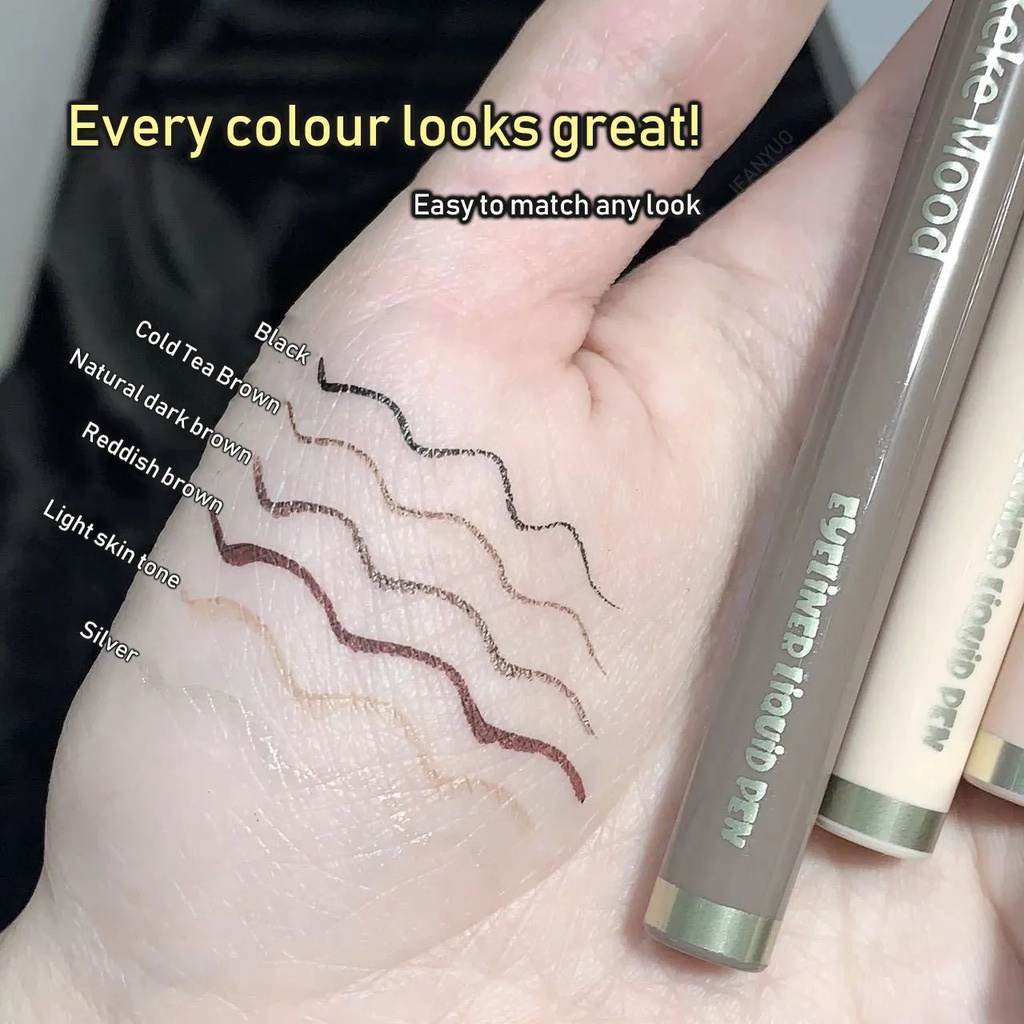 Bút Kẻ Mắt Kekemood Màu Đen Mượt Mà Chống Thấm Nước Không Nhòe Nhanh Khô Chống Mồ Hôi