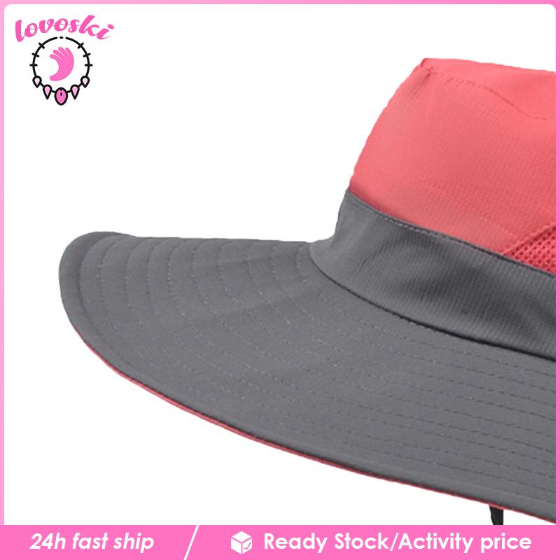 Mũ Rộng Vành Phối Lưới Thời Trang Cho Nữ