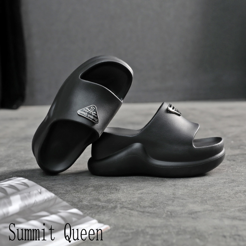 Sandal Đế Xuồng Dày Màu Trơn Mùa Hè Mới Cho Nữ