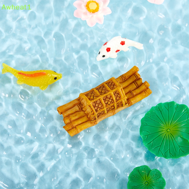 1 Mô Hình Cá Hoa Sen Mini Bằng Resin Trang Trí Bể Cá Đẹp Mắt Mới