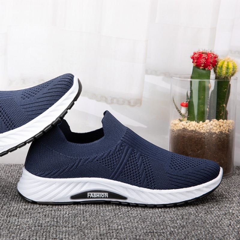 Giày Thể Thao Vải canvas Đế Mềm Thoáng Khí Thời Trang Cho Nam