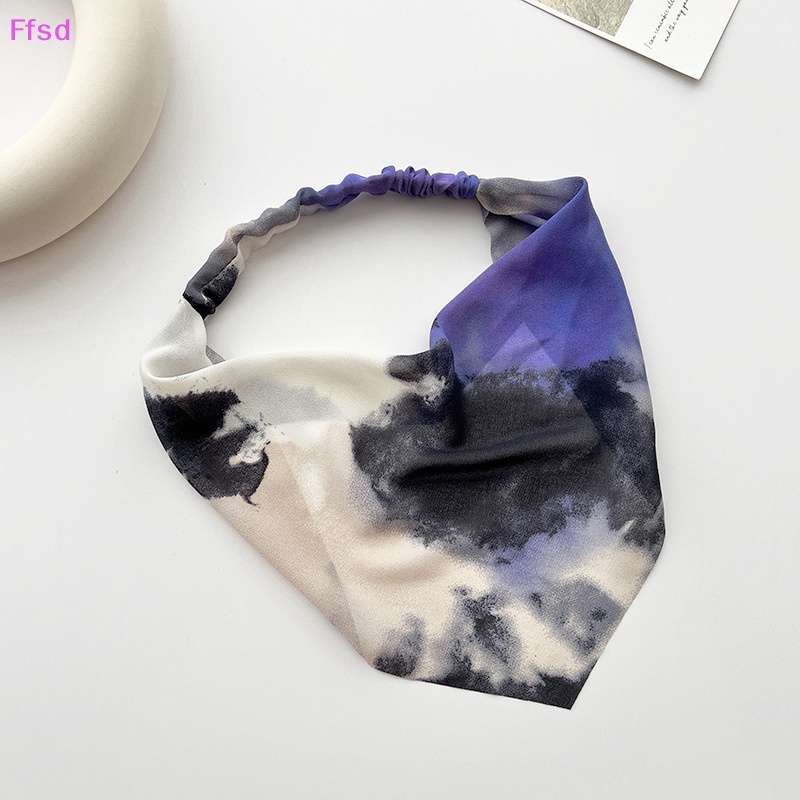 {Ffsd} Khăn Trùm Đầu Nhỏ Mỏng Nhuộm Màu Hình Tam Giác Đơn Giản Mùa Hè Dễ Phối Đồ Cho Nữ * Hàng Bán Chạy