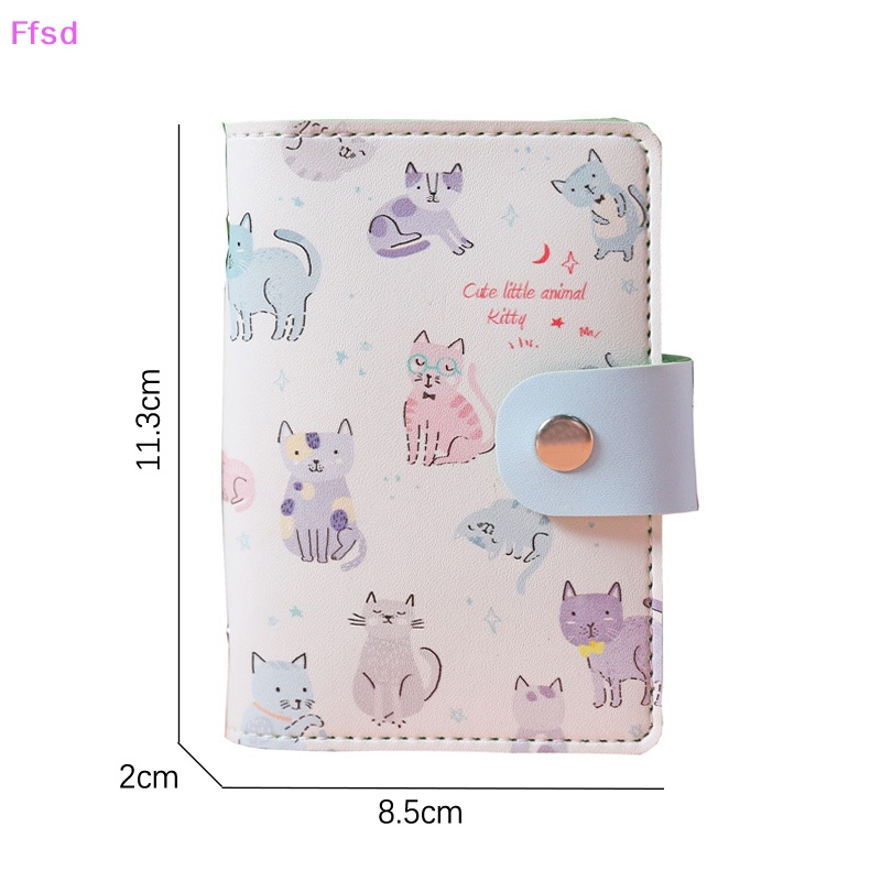 Ví Da PU 26 Ngăn Đựng Thẻ ID / Tên / Danh Thiếp Họa Tiết Động Vật / Trái Cây