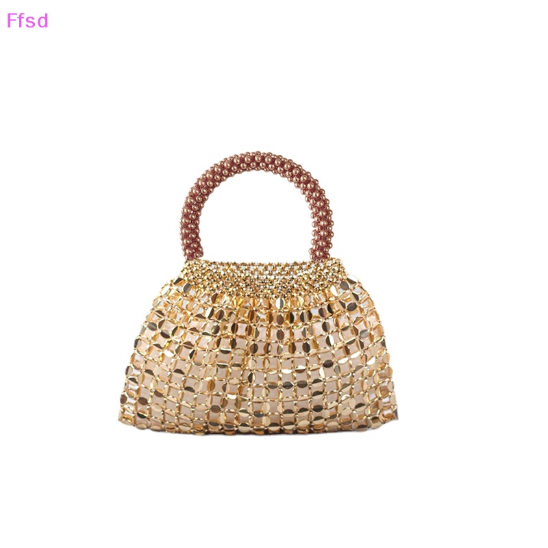 Phụ Kiện Khung Kim Loại Đính Hạt Ngọc Trai Tròn Nhiều Màu Dùng Trang Trí Túi Xách / Ví Cầm Tay DIY