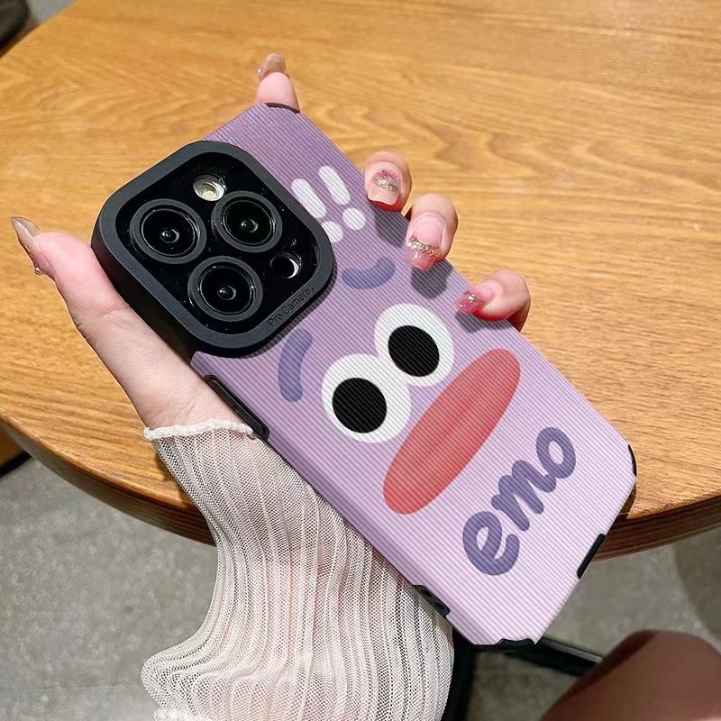 Ốp Điện Thoại Da Mềm In Hình Biểu Tượng Cảm Xúc Cho iPhone 11Promax 11 12 7 / 8 12Pro 7plus 8plus xr xsmax x 11Promax 14 13 14plus 14Promax